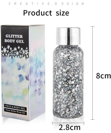  PCC PTYXIS Body Flash Face Flash 3 Games Glitter Body Gel Makeup Glitter Body Cream Mermaid Flash Body Eye Shadow Game Festive Flash Gel (#4 30ml) - Buy Online on GoSupps.com