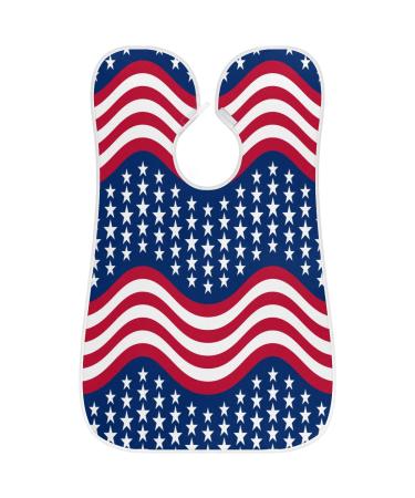 Independence Day Beard Bib Apron for Men | Non-Stick Waterproof Hair Catcher with Suction Cups - Perfect Grooming Gift - Buy Online on GoSupps.com