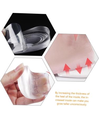 NOLITOY 10 Pairs Heightening Insoles - Invisible Heel Lift Inserts for Women - Gel Shoe Pads for Height Increase - Buy Online on GoSupps.com