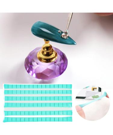 Nail Fixing Adhesive Detachable Universal Nail Tips Holder Glue Clay Mud for Salon Green - Buy Online on GoSupps.com