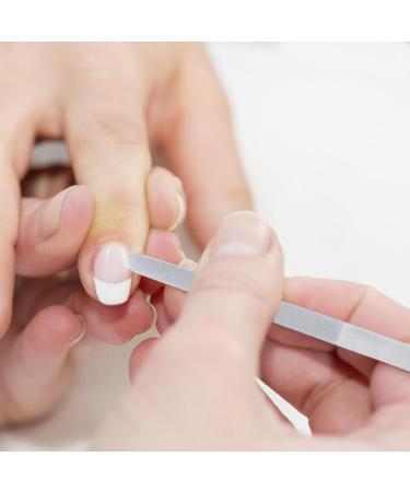 Professional Nail Files Stainless Steel Finger Nail File - Toenail File for Men and Women Manicure Tool for Home Salon or Travel Use Nail Care A-01 long - Buy Online on GoSupps.com