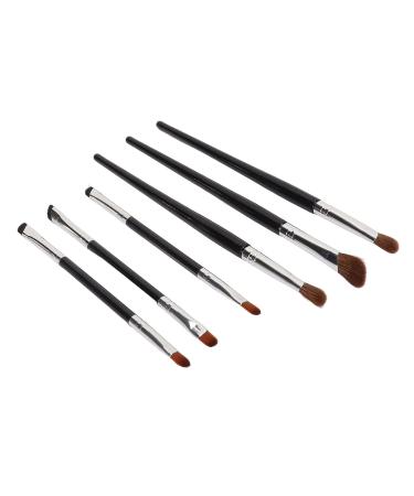 Zetiling 6Pcs Brush Nose Shadow Brush Kit | Skin-Friendly Fiber Bristles for Perfect Makeup | Double End Design | Soft Touch & Lightweight - Buy Online on GoSupps.com