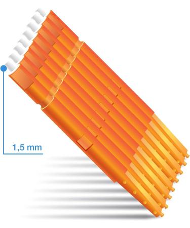 JB White 32 Cerumen Filters for Hearing Aids | Compatible with Starkey Hear Clear & Child Evo | 1.5mm Height 1.7mm Diameter - Orange | International Shipping Available - Buy Online on GoSupps.com