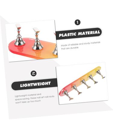 FRCOLOR 3 Sets Nail Practice Holder Decorative Nail Stand Nail Holder for Nail Art Nail Presentation for Practice Beauty Nail Stand Nail Stand Training Plastic Nail Press Magnetic - Buy Online on GoSupps.com