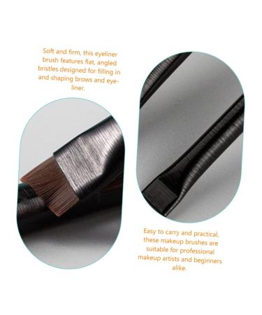 Balacoo Eyeliner Brush Set - 6 Multipurpose Makeup Brushes for Eyeliner & Eyebrows | Newborn Bevel Wood Toiletries - Buy Online on GoSupps.com