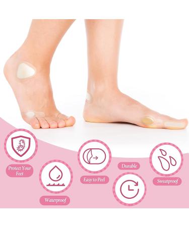 32-Piece Gel Blister Cushions & Guard Pads Set | Waterproof Hydrocolloid Bandages for Feet | Adhesive Gel Patches for Blister Relief on Fingers, Toes, Forefoot & Heel - Buy Online on GoSupps.com