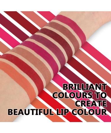 Shop 3 Colors Matte Liquid Lipstick Set - Long Lasting Waterproof Nude Lip Gloss for Women | Set#11 (3pcs - Buy Online on GoSupps.com