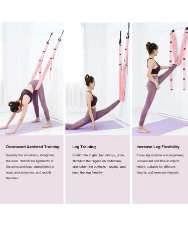 Xemz Yoga Fitness Stretching Strap - Adjustable Leg Stretcher for Flexibility - Home Gym Equipment for Rehab, Pilates, Ballet - Blue - Buy Online on GoSupps.com