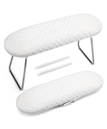 Nail Arm Rest Microfiber PU Leather Manicure Arm Rest for Nails Professional Hand Rest for Nails Pillow Cushion Nail Art Accessories Tool for Nails Tech (1 Pack White) - Buy Online on GoSupps.com