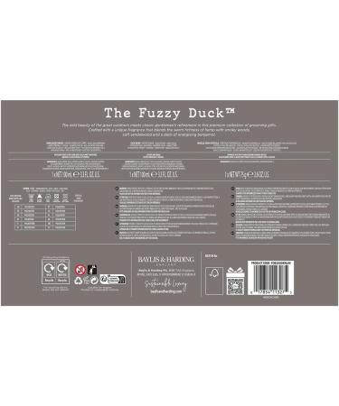 Baylis & Harding Fuzzy Duck Bergamot Hemp & Sandalwood Men's Luxury Gown Gift Set - Vegan Friendly - Buy Online on GoSupps.com