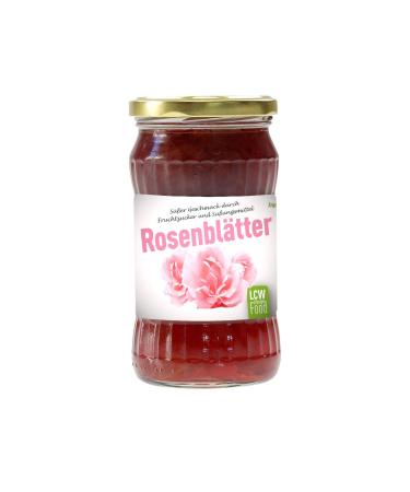 Buy LCW Fruit Spread with Fructose & Sweeteners - 340g Glass Jar | Delicate Rose Petals Flavor | International Shipping Available - Buy Online on GoSupps.com