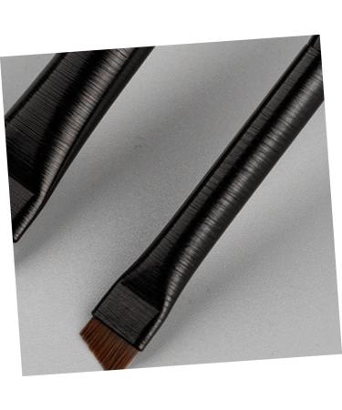 Baluue 12 Sets Eyeliner Brush Makeup Brush Ear Multi-function Eyebrow Brush Wood Black - Buy Online on GoSupps.com