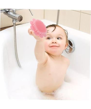 Infant Scalp Bathing Brush Set - Safe Silicone Toddler Hair-Washing Tool - Buy Online on GoSupps.com