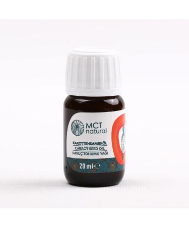 MCT Natural Carrot Seed Oil 20ml | 100% Pure Aromatherapy & Massage Oil | No Additives | Premium Care Oil for Skin - Buy Online on GoSupps.com