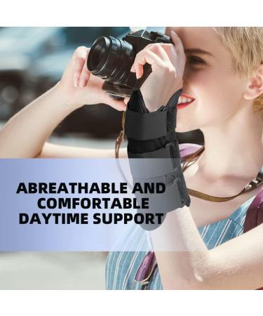 Adjustable Carpal Tunnel Splint - Night Sleep Wrist Brace for Tendonitis Arthritis & Wrist Pain Relief - Right Hand Support - Buy Online on GoSupps.com