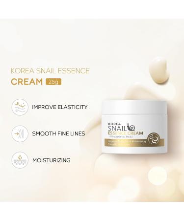 Snail Essence Face Cream - Moisturizing Acne Scar Removal & Nourishing Collagen for Damaged Skin - Buy Online on GoSupps.com