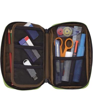 LIHITLAB Zipper Pen Case - Black, 7.9 x 2.0 x 4.7 Inches (A7551-24) - Buy Online on GoSupps.com