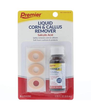 Premier Cornex Corn and Callus Liquid Remover 0.5 oz (Pack of 3)