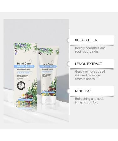 Hand Cream - 80g non-greasy and smoothing moisturizing cream hand care lotion for women and men for cracked skin hydration travel daily and winter care - Buy Online on GoSupps.com