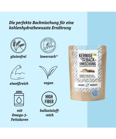 Buy Mainy Lower-Carb-Brotback Mixture - Organic Vegan Gluten-Free Seed Bread (3x450g) | Protein-Rich Cereal-Free for Healthy Living - Buy Online on GoSupps.com