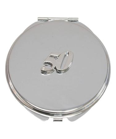 50th Birthday Compact Mirror Handbag Gift With Free Engraving 464