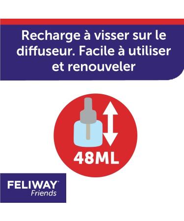 FELIWAY Friends Anti Conflit pour Chat - Recharge 48 ml - Buy Online on GoSupps.com