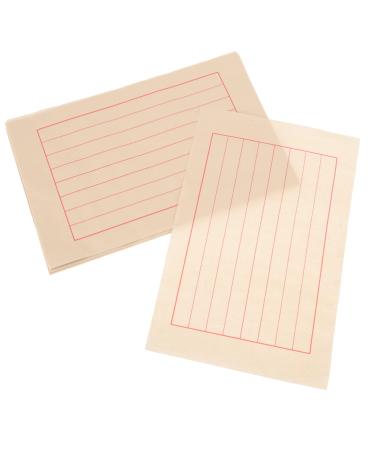 Hohopeti Chinese Calligraphy Paper 50 Sheets Rice Paper Japanese Writing Paper Calligraphy Paper for Practice Shu Xuan Soft Pen As Shown 29x19cm