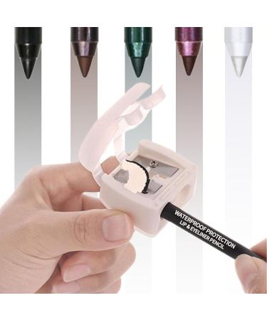 Colorful Eyeliner 5PCS Eyeliner Pencil 5 Colors Waterproof Neon Eyeliner Waterproof Eyeliner Long-Lasting Gel Eye Liner Portable Eye Makeup for Girl Women - Buy Online on GoSupps.com
