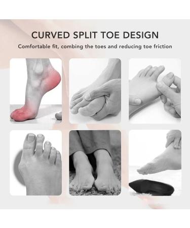 6 Pairs Toe Separators for Overlapping Toes | Elastic SEBS | Reduce Pressure & Prevent Friction | Soft Toe Corrector & Big Toe Alignment Spacer for Hammertoes, Bunions, Sports - Buy Online on GoSupps.com