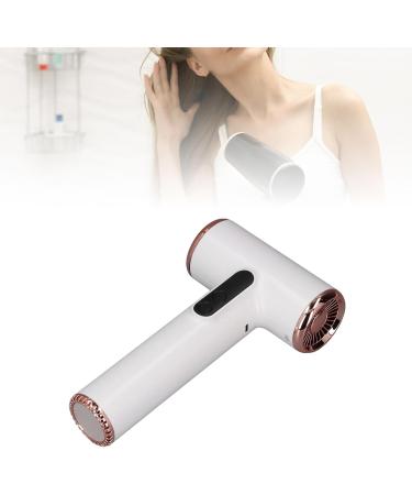Cordless Hair Dryer 200W Blow Dryer USB Rechargeable Small Hair Blow Dryer Fast Drying Blow Dryer with Nozzle for Camping Beaches Home Travel 15000mAh (US) - Buy Online on GoSupps.com