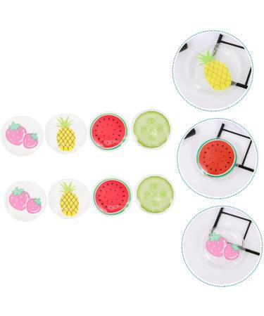 Healeved 24 Pcs Gel Ice Eye Mask First Aid Ice Pack - Hot/Cold Therapy, Portable Insulin Ice Wrap, Under Eye Patches Masks - 7x7cm, PVC Household Eye Masks - Set of 24 - Buy Online on GoSupps.com