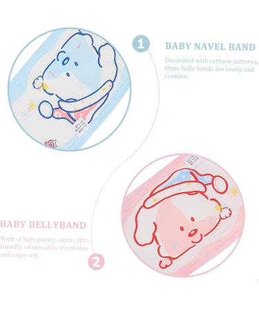 Healifty 2pcs Baby Cotton Umbilical Cord Newborn Belly Belts - Baby Essentials for Care - Buy Online on GoSupps.com