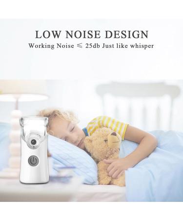 Sweluxe Portable Nebulizer: Ultrasonic Handheld Mesh Nebulizer for Kids and Adults - Personal Steam Inhaler for Home and Travel - Buy Online on GoSupps.com