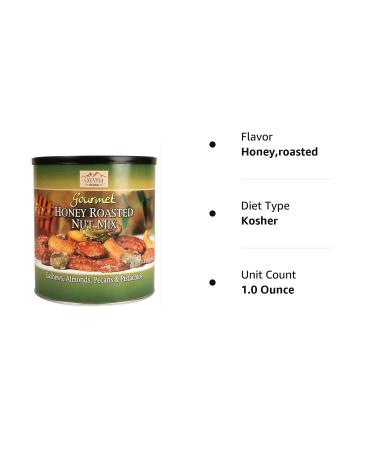 Savanna Orchards Gourmet Honey Roasted Nut Mix with Pistachios - 1 Ounce - Buy Online on GoSupps.com