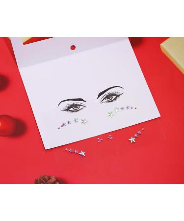 Star Face Stickers - Self-Adhesive Rhinestone Makeup for Halloween & Festivals | Costume Jewels & Party Accessories - Buy Online on GoSupps.com