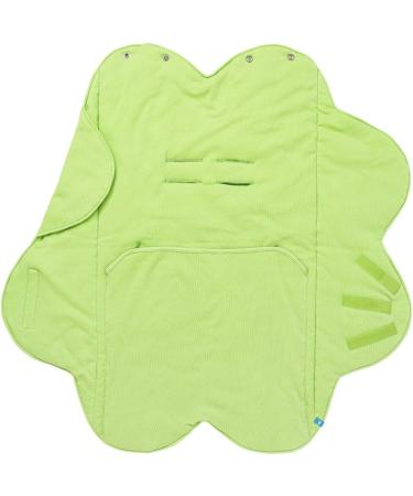 Wallaboo Baby Blanket Fleur 100% Cotton | Green | 85 x 85 cm | Supersoft for Pram Moses Basket Crib Car Seat Travel | Newborn to 10 months - Buy Online on GoSupps.com