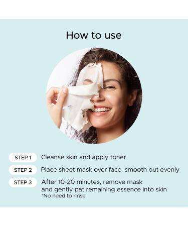 Vegan Blue Moisture Ampoule Mask | Intensive Hydration & Anti-Aging | 10 Sheets | Eve Vegan Certified | All Skin Types - Buy Online on GoSupps.com