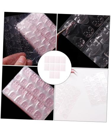 Ipetboom 20 Sheets Nail Art Double Sided Tape Stickers Manicure Tools Manicure Accessory Nail Adhesive Pastes Manicure Supply Manicure Paste False Nails Jelly Silica Gel Pink - Buy Online on GoSupps.com