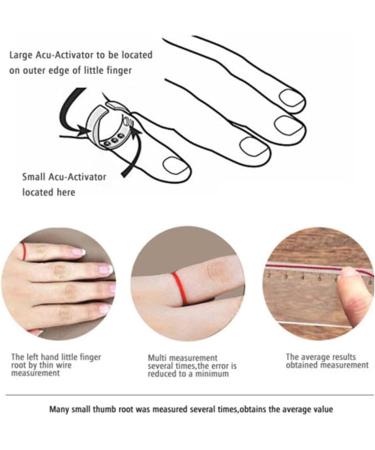 Anti Snoring Ring - Acupressure Treatment for Improved Breathing - 3 Sizes (S) - Men, Women, Children - Anti Snore Device - Buy Online on GoSupps.com