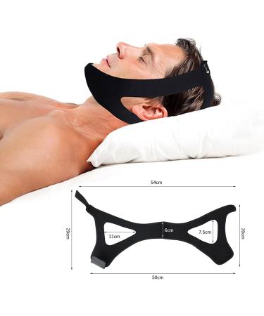 Anti Snoring Chin Strap - Adjustable Stop Snoring Solution for Men, Women, CPAP Users - Breathable Snore Stopper - Buy Online on GoSupps.com