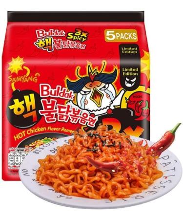 Samyang Buldak Hot Chicken Ramen 3x Spicy Flavour 140g Halal (Pack of 20) by CNMART - Buy Online on GoSupps.com