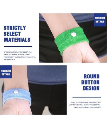 Buy LZKHEH Acupressure Bracelet (2 Pairs) Anti-Evil Unit for Adults & Kids Travel Sickness Relief Blue & Gray - Buy Online on GoSupps.com