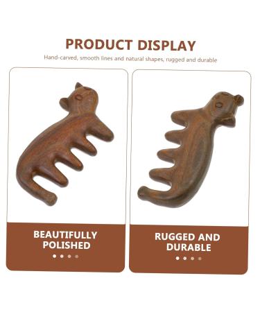 CLISPEED 3 Pcs Green Sandalwood Comb Massager Set | Kitten Hair Tool & Meridian Massage Comb | Ideal for Pet Grooming - Shop Now! - Buy Online on GoSupps.com