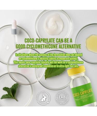 COCO-CAPRYLATE Liquid 100g - Emollient for DIY Skin Body & Hair Care | Perfect for Shower Products & Shampoos - International Shipping Available - Buy Online on GoSupps.com