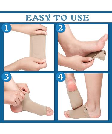 Foot Care Plantar Fasciitis Arch Support Sleeves - Pain Relief & Muscle Relaxation - Soft Neoprene Cushions - Unisex Orthopedic Pads - Free Size (1 Pair - Buy Online on GoSupps.com