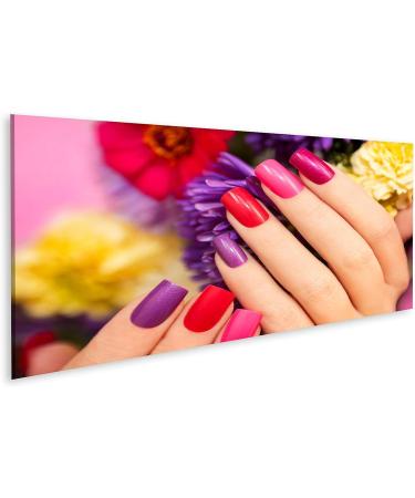 islandburner islandburner High-quality canvas print Manicure covered in nature-inspired nail polish Wall art Poster - Buy Online on GoSupps.com