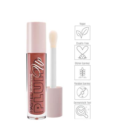 Pastel Plump-Up Extra Hydrating Plumping Gloss | Loverdose Bronze 202 | Instant Plumping & Hydration with Aloe Vera & Hyaluronic Acid | Ultra-Soft Glossy Finish - Buy Online on GoSupps.com