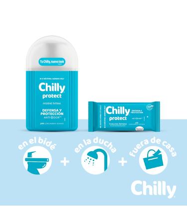 Chilly Protect Antibacterial Intimate Hygiene Gel 250ml | Shop Now - Buy Online on GoSupps.com