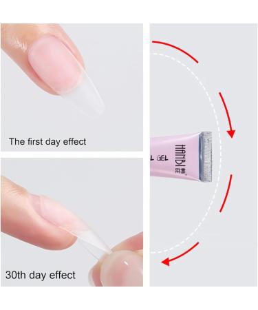 Gel Nail Glue - Strong Solid Builder Nail Gel Super Strong Fake Acrylic Nails Gel Nail Tips Glue False Nail Glue for Nail Stickers and Nail Rhinestones Pochy - Buy Online on GoSupps.com
