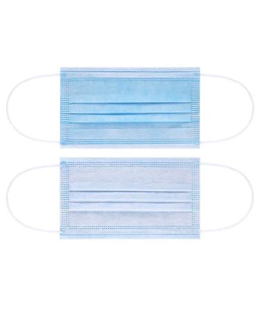 REQUISITE NEEDS Comfort Breathable Facial Cover 3 Ply Disposable Face Masks (Blue) (100 PACK) - Buy Online on GoSupps.com
